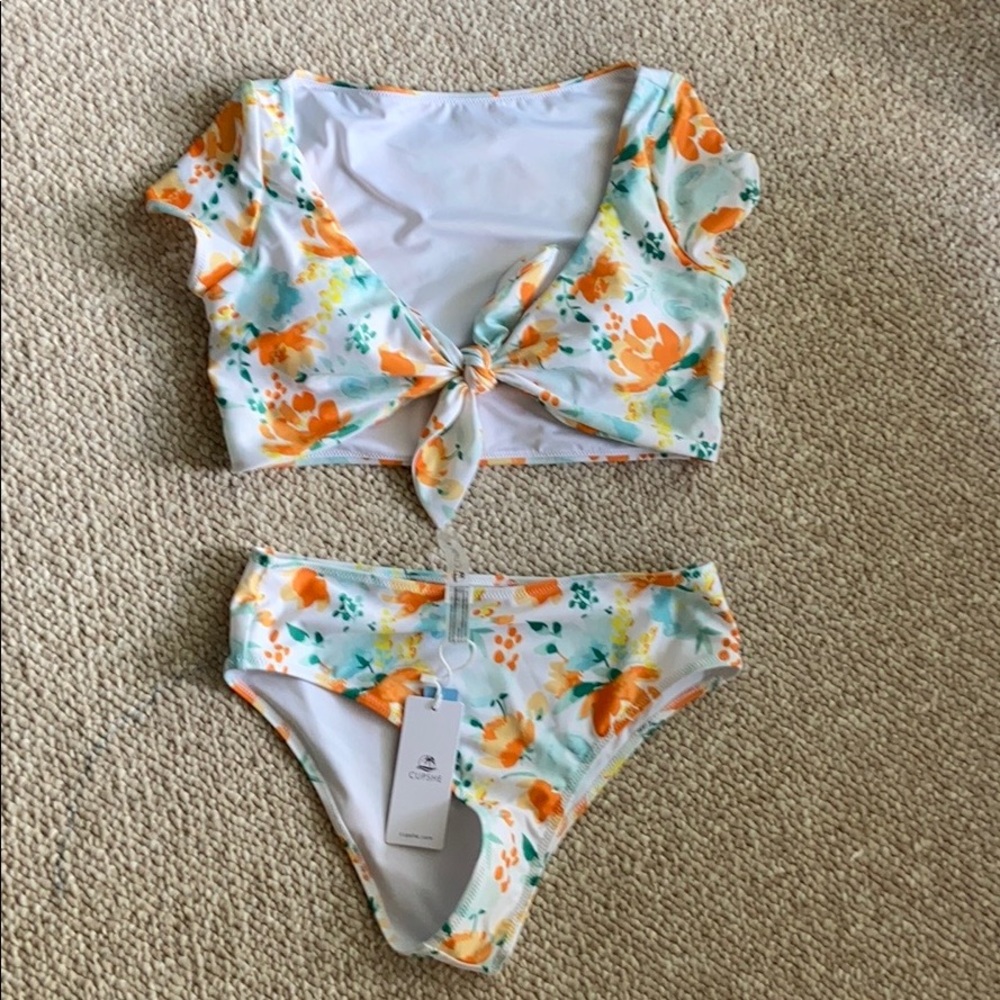 Cupshe bowknot bikini